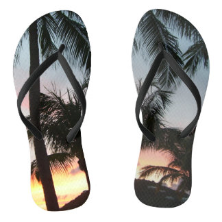 Chanclas Fotografía de paisajes tropicales de palmas de sol