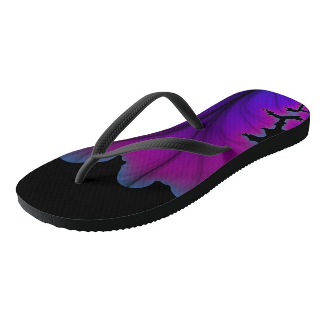 Chanclas fractal floral (Angular)