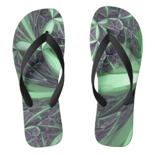 Chanclas Fractal verde