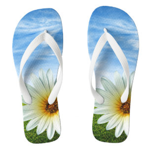 Chanclas Frascos/Daisy de la venda ancha para adultos