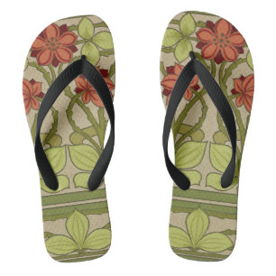Chanclas Frieze Border Art Nouveau Floral