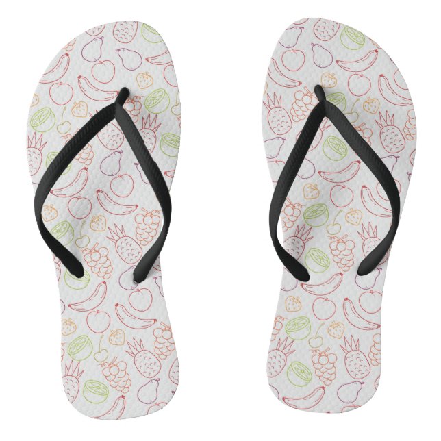 Chanclas Fruit seamless pattern | Fruit surface pattern 12 (Plantilla)