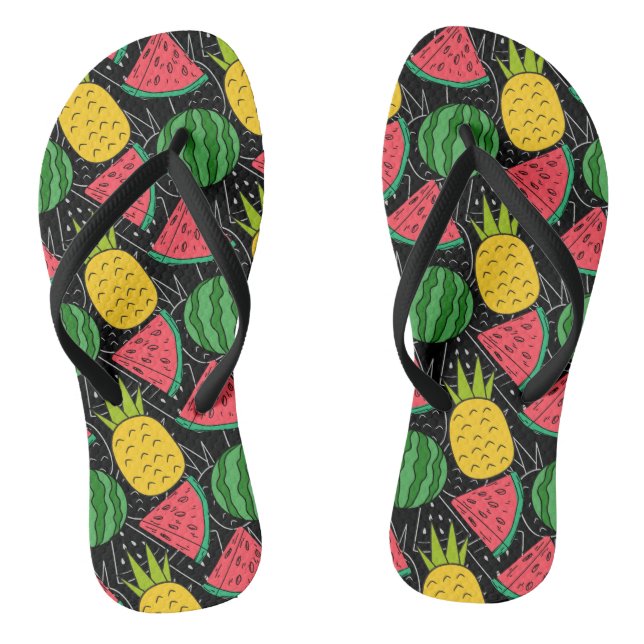 Chanclas Fruit seamless pattern | Fruit surface pattern 26 (Plantilla)