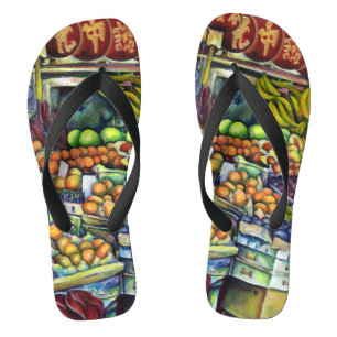 Chanclas Fruta fresca con Francisco