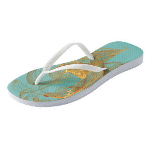 Chanclas Fuego dorado