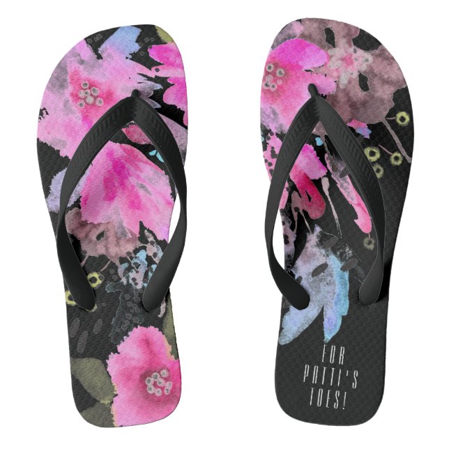 Chanclas Fuente floral (Plantilla)