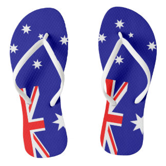 Chanclas Fuertes trucos de bandera australiana
