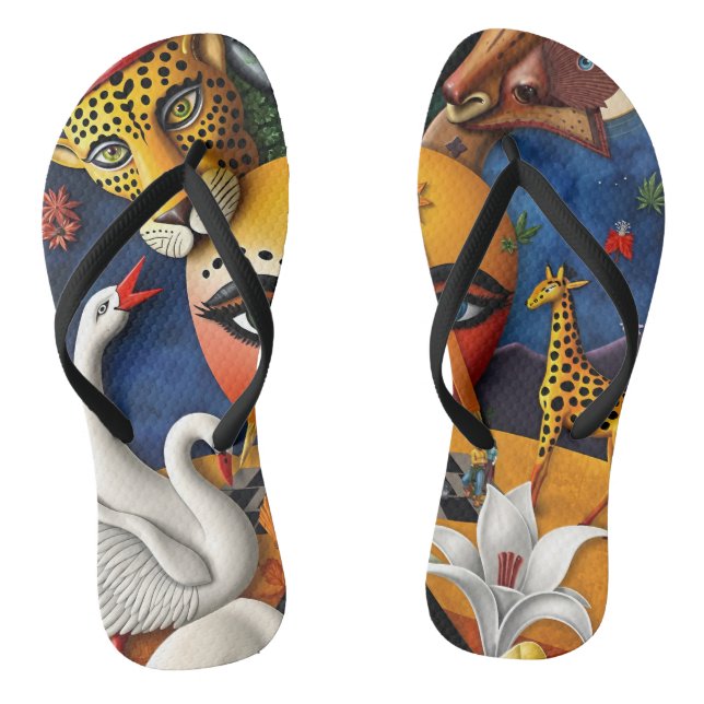Chanclas full color 3D (Plantilla)