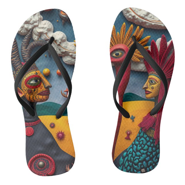 Chanclas full color 3D (Plantilla)