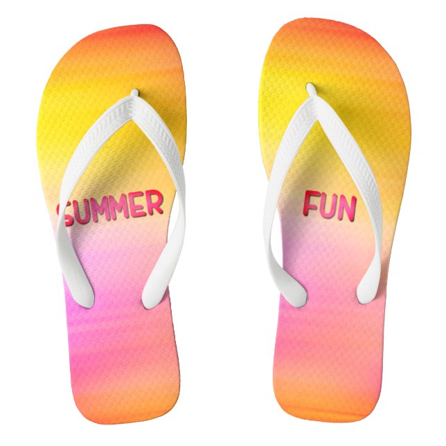 Chanclas Fun de verano Flip Flops para adultos (Plantilla)
