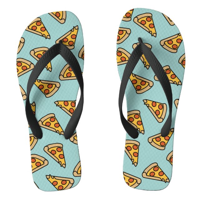 Chanclas Fun Pepperoni Pizza Flip Flops (Plantilla)