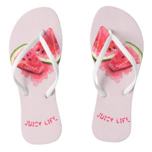 Chanclas Funny Flip Flops con dulces sandías jugosas