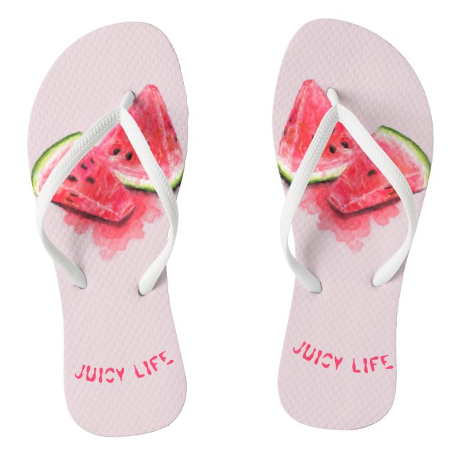 Chanclas Funny Flip Flops con dulces sandías jugosas (Plantilla)