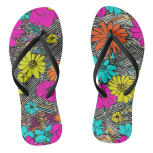 Chanclas Fusión de moda floral