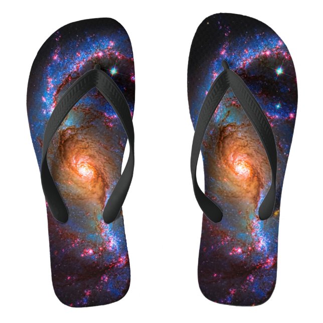 Chanclas Galaxia espiral con barras - Imagen de estrella de (Plantilla)