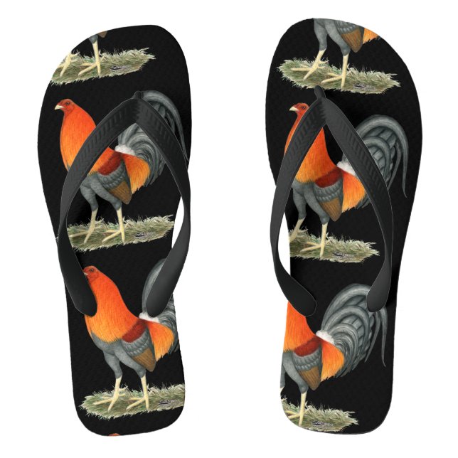 Chanclas Gallo Azul Rojo Gamecock (Plantilla)