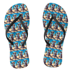 Chanclas Ganado australiano en la playa, regalo de verano p