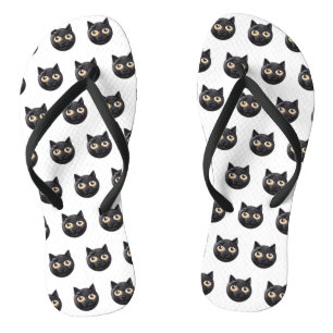 Chanclas Gato negro inspirado en 3D