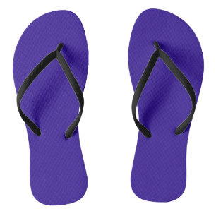 Chanclas Gema azul de color sólido púrpura real