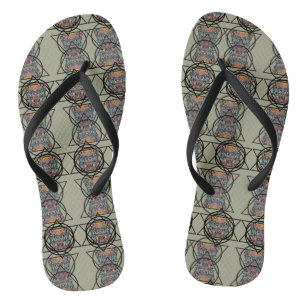Chanclas Gemetría fractal Flip Flops