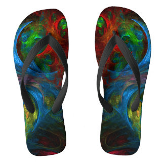Chanclas Génesis Arte abstracto azul