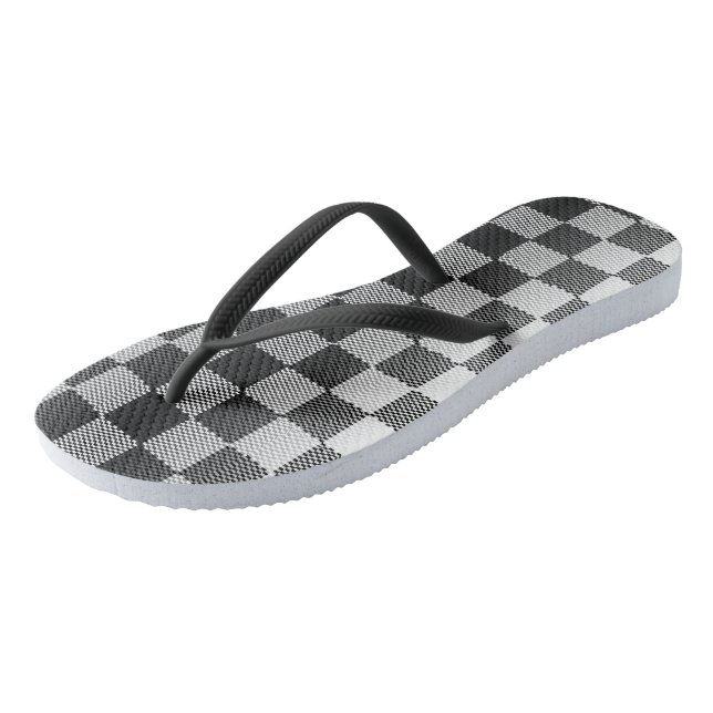 Chanclas Geométrico de negro y blanco (Angular)