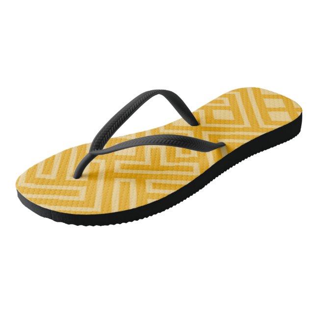 Chanclas Geométrico dorado (Angular)