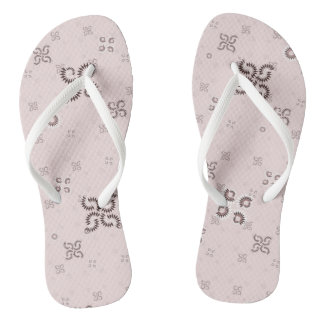 Chanclas geométrico rosa de piggy