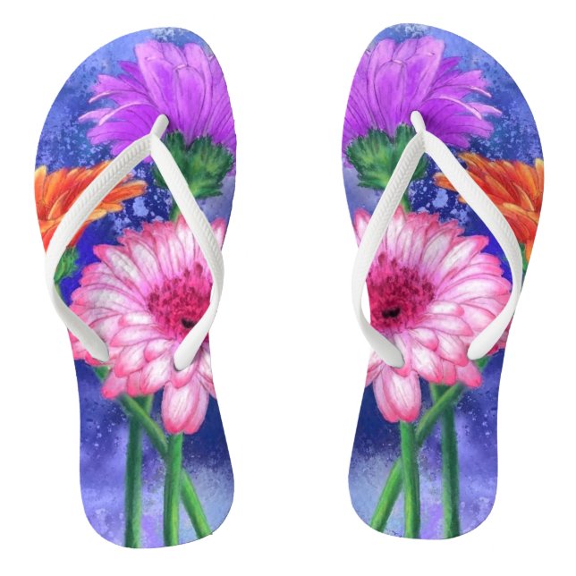Chanclas Gerberas Flip Flops (Plantilla)