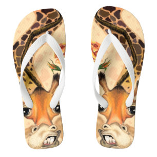 Chanclas Giraffe romántica - Caballero - Gracioso -
