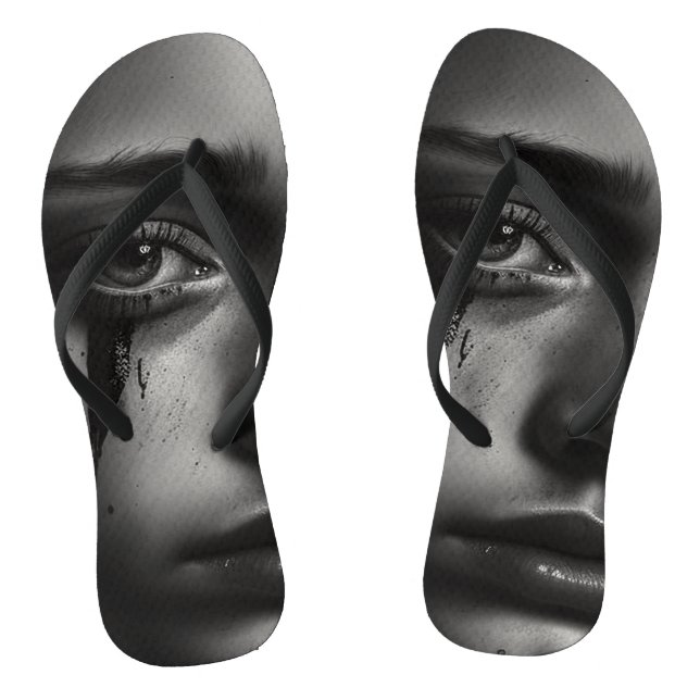 Chanclas Girl with tears (Plantilla)