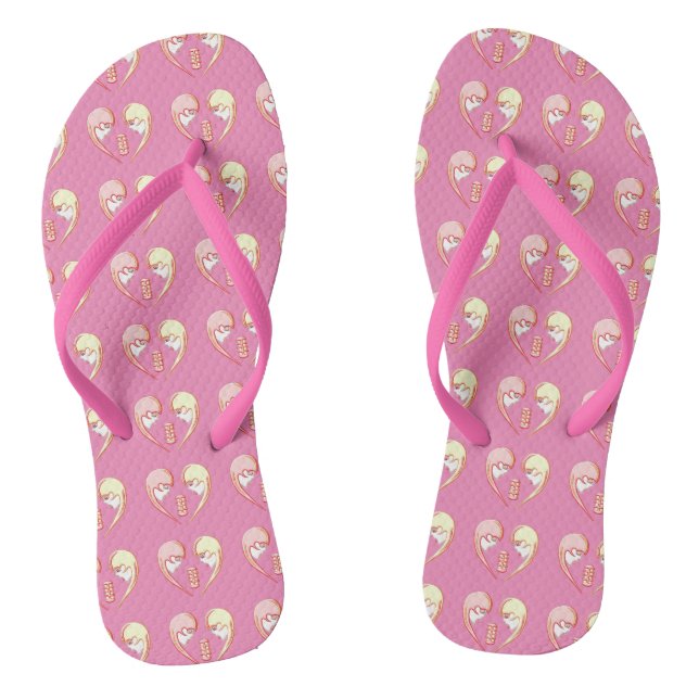 Chanclas Girly BFF Karaoke Love Heart (Plantilla)