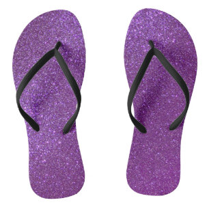Chanclas Girly Sparkly Royal Purple Purpurina