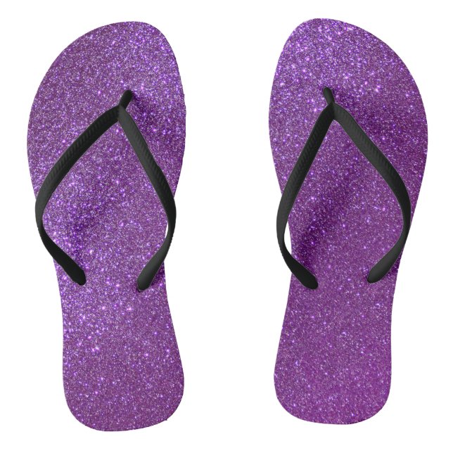 Chanclas Girly Sparkly Royal Purple Purpurina (Plantilla)