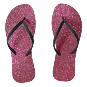 Chanclas Girly Sparkly Wine Burgundy Purpurina rojo