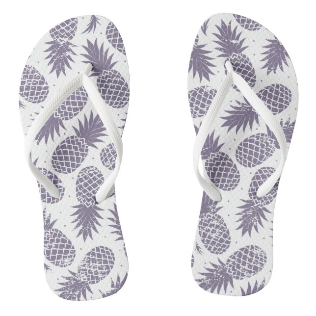 Chanclas Giro de impresión de piña (Plantilla)