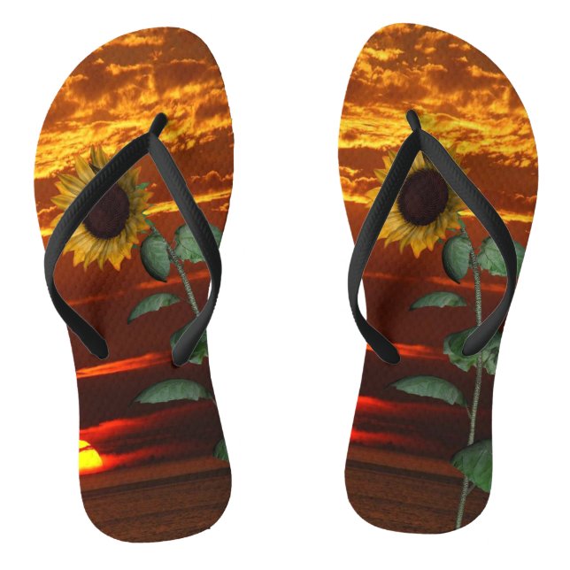 Chanclas Giro de la cremallera del sol (Plantilla)