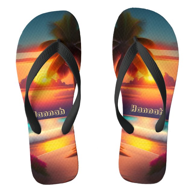 Chanclas Glänzende Poster (Plantilla)