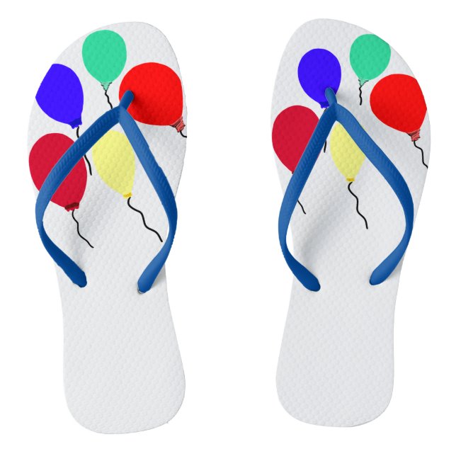 Chanclas Globos voladores coloridos (Plantilla)
