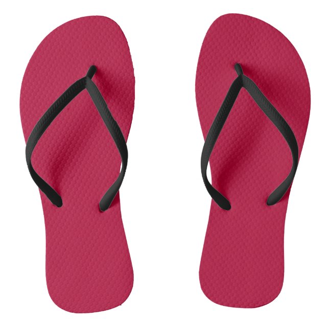 Chanclas Gloria de crimson sólido rojo (Plantilla)