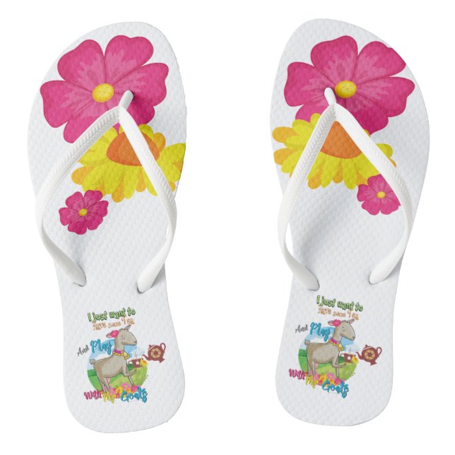 Chanclas GOAT | Sólo quiere un poco de té con cabras (Plantilla)