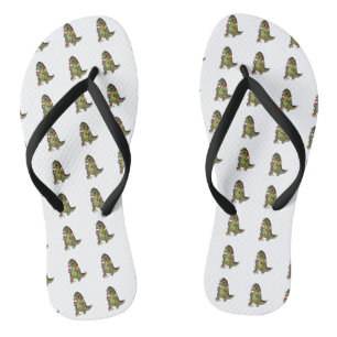 Chanclas Godzilla y gnomos
