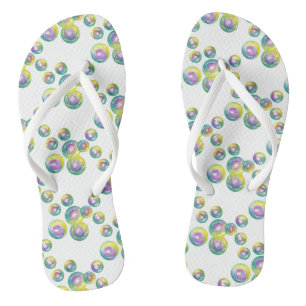 Chanclas Golpes irlandeses con jabón arcoiris