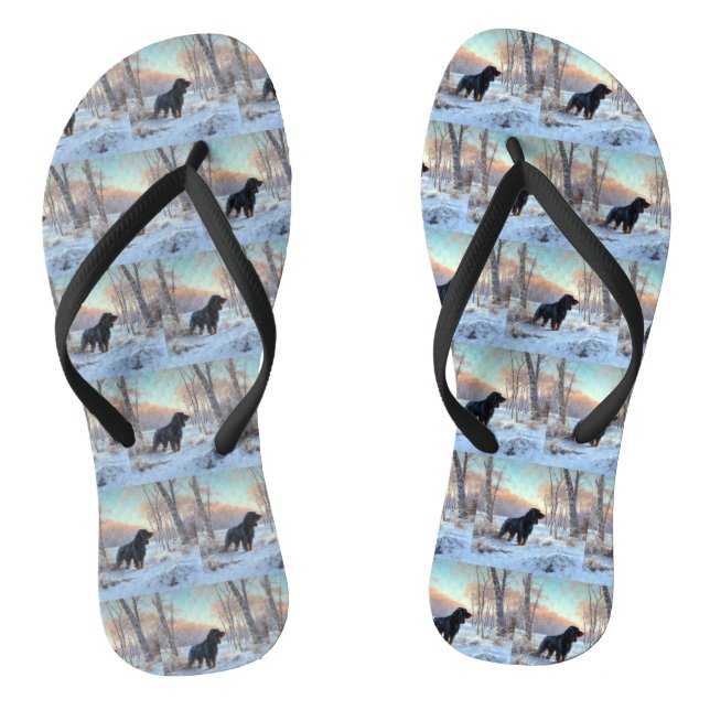 Chanclas Gordon Setter Let It Snow Navidades (Plantilla)