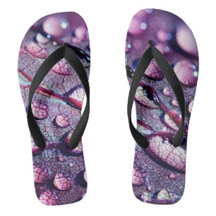 Chanclas Gotas Purpura