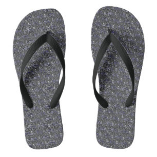 Chanclas Gotitas de lluvia en metal