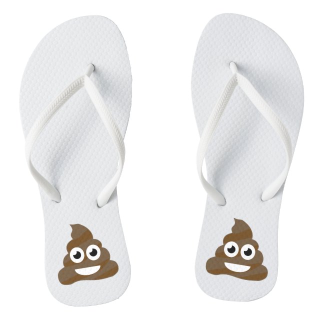 Chanclas Graciosa Emoji de caca (Plantilla)