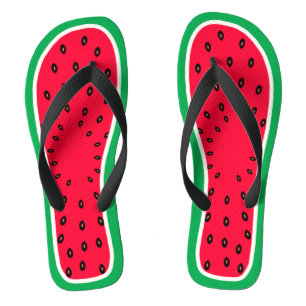 Chanclas Gracioso diseño único de frutas de verano en la