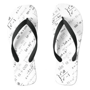 Chanclas Gracioso geek de matemáticas