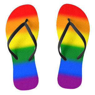 Chanclas Gradiente arco iris